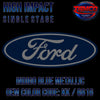 Ford Indigo Blue Metallic | KK / 6616 | 1994-1997 | OEM High Impact Single Stage - The Spray Source - Tamco Paint Manufacturing