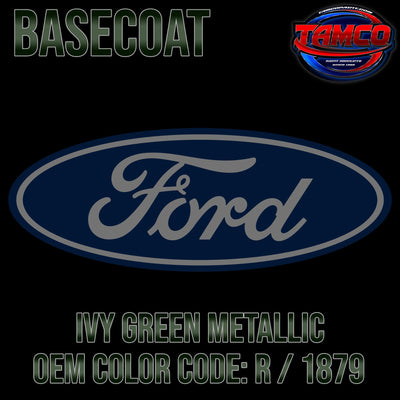Ford Ivy Green Metallic | R / 1879 | 1965-1966 | OEM Basecoat - The Spray Source - Tamco Paint Manufacturing