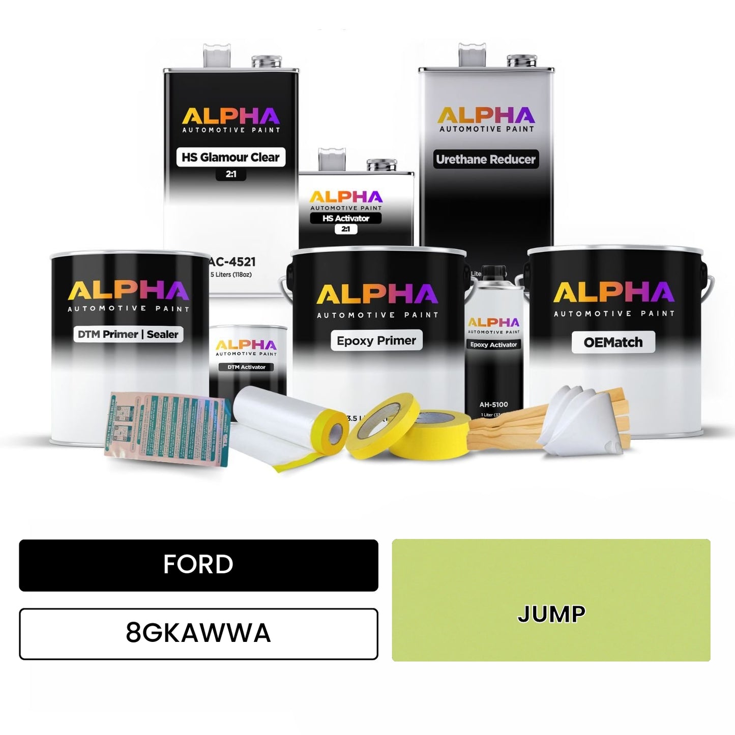 FORD JUMP 8GKAWWA OEMatch Vehicle Paint Kit