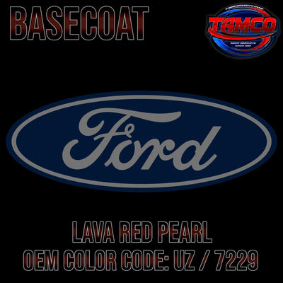 Ford Lava Red Pearl | UZ / 7229 | 2010-2012 | OEM Basecoat - The Spray Source - Tamco Paint Manufacturing