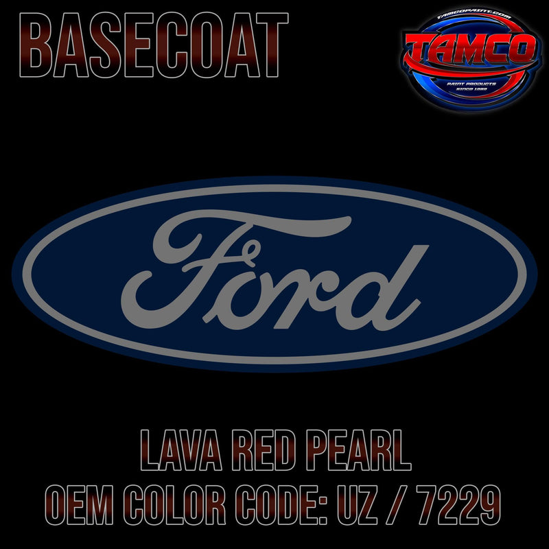 Ford Lava Red Pearl | UZ / 7229 | 2010-2012 | OEM Basecoat - The Spray Source - Tamco Paint Manufacturing