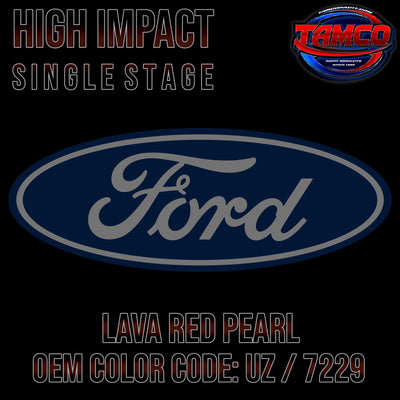 Ford Lava Red Pearl | UZ / 7229 | 2010-2012 | OEM High Impact Single Stage - The Spray Source - Tamco Paint Manufacturing