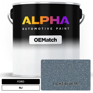 FORD LIGHT BLUE M. NJ | OEMatch Automotive Basecoat