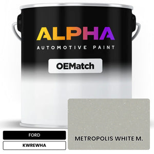 FORD METROPOLIS WHITE M. KWREWHA | OEMatch Automotive Basecoat