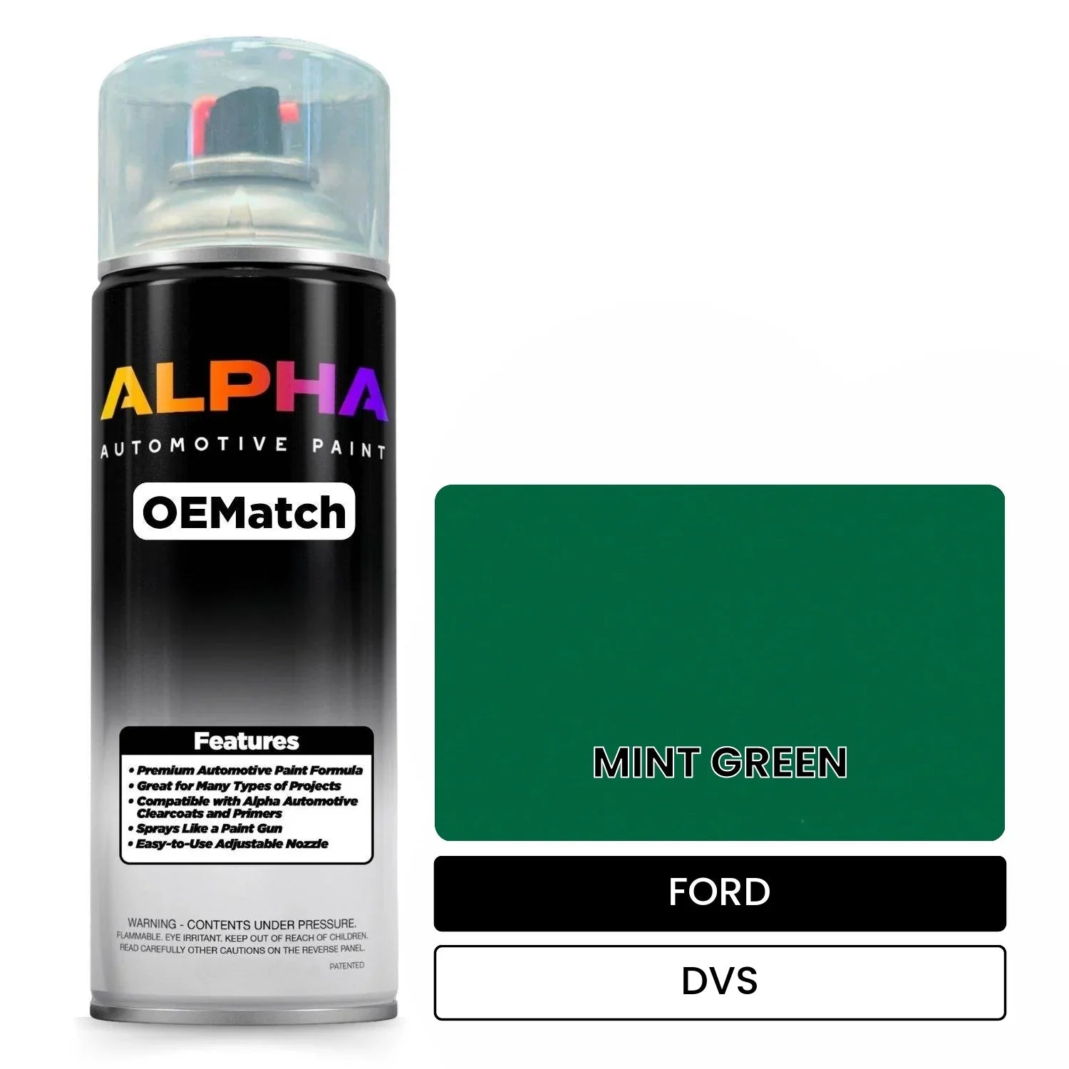 FORD MINT GREEN DVS OEMatch Spraycan