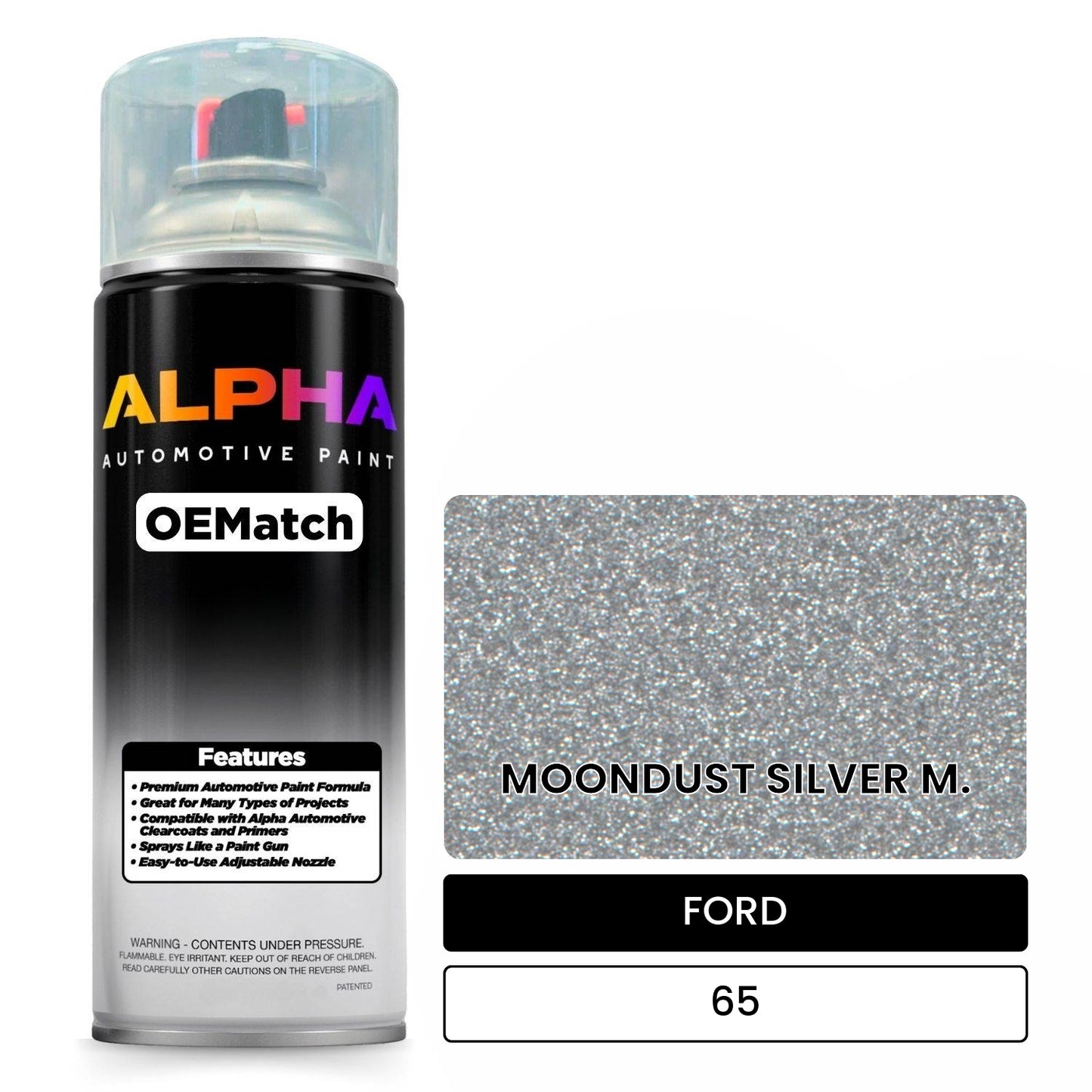 FORD MOONDUST SILVER M. 65 OEMatch Spraycan