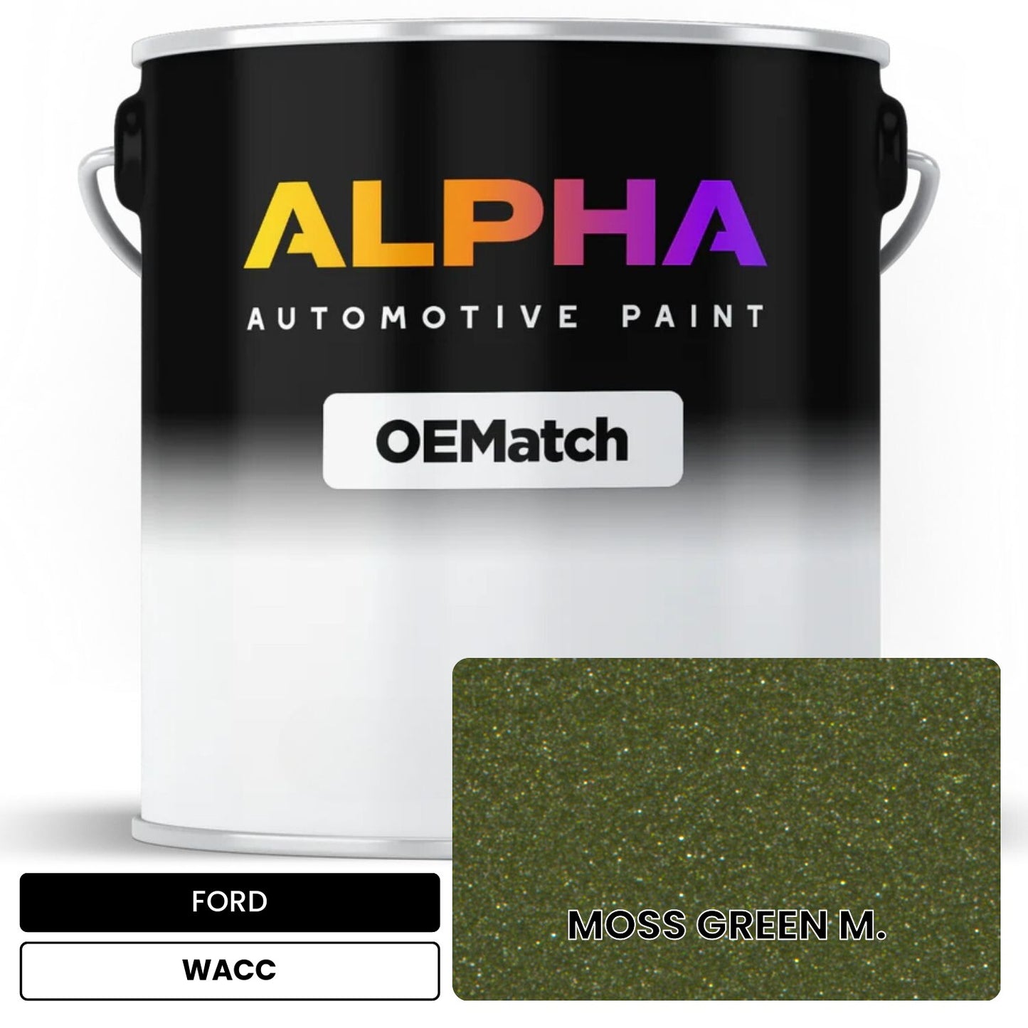 FORD MOSS GREEN M. WACC OEMatch Basecoat