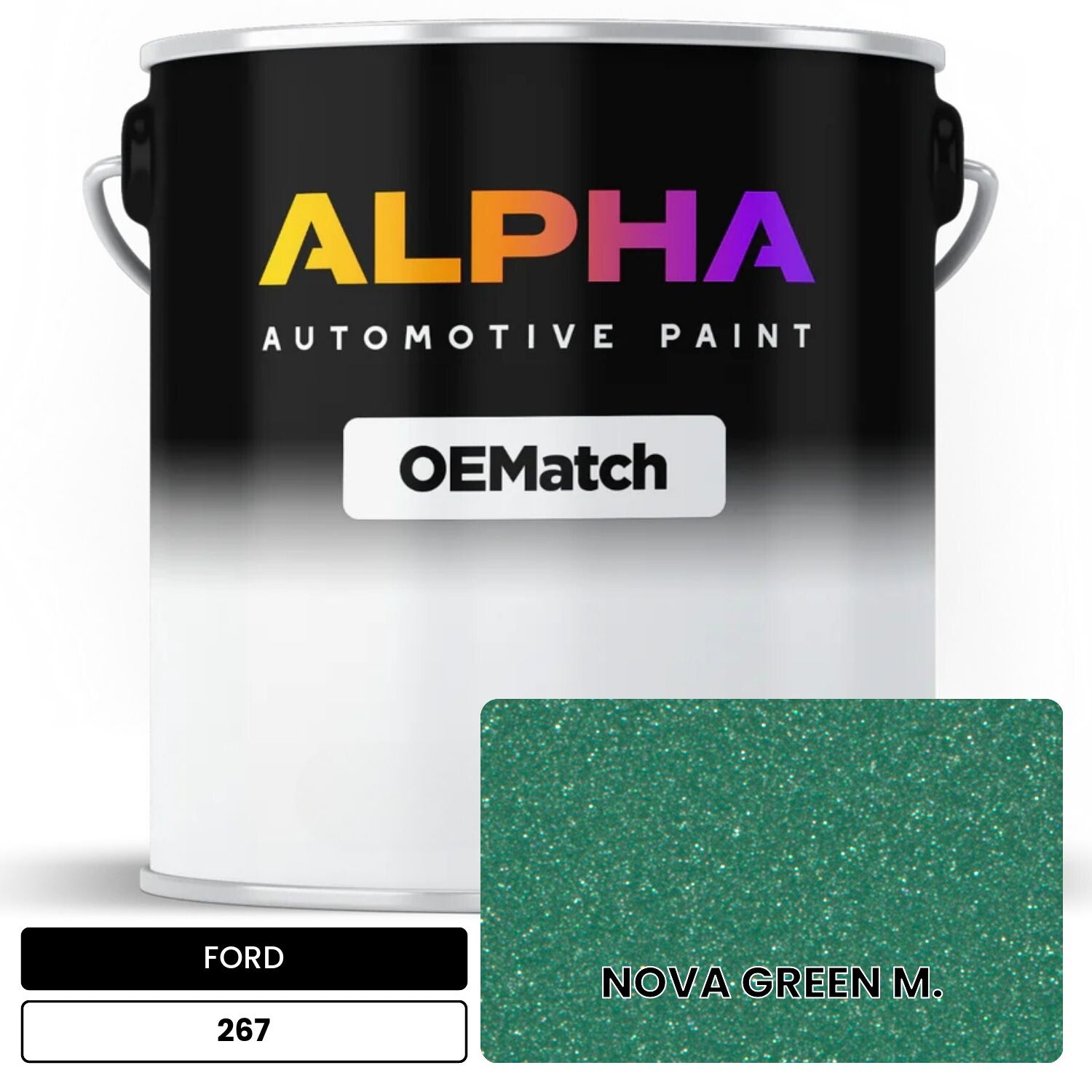FORD NOVA GREEN M. 267 OEMatch Basecoat