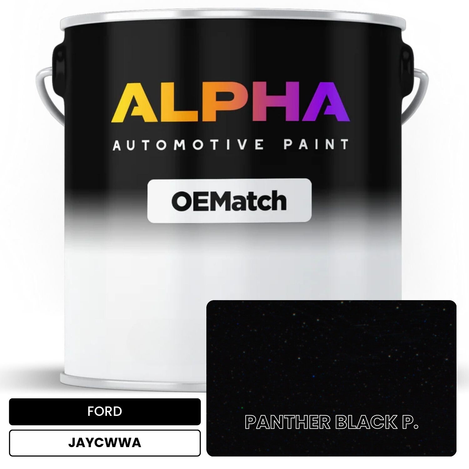 FORD PANTHER BLACK P. JAYCWWA OEMatch Basecoat