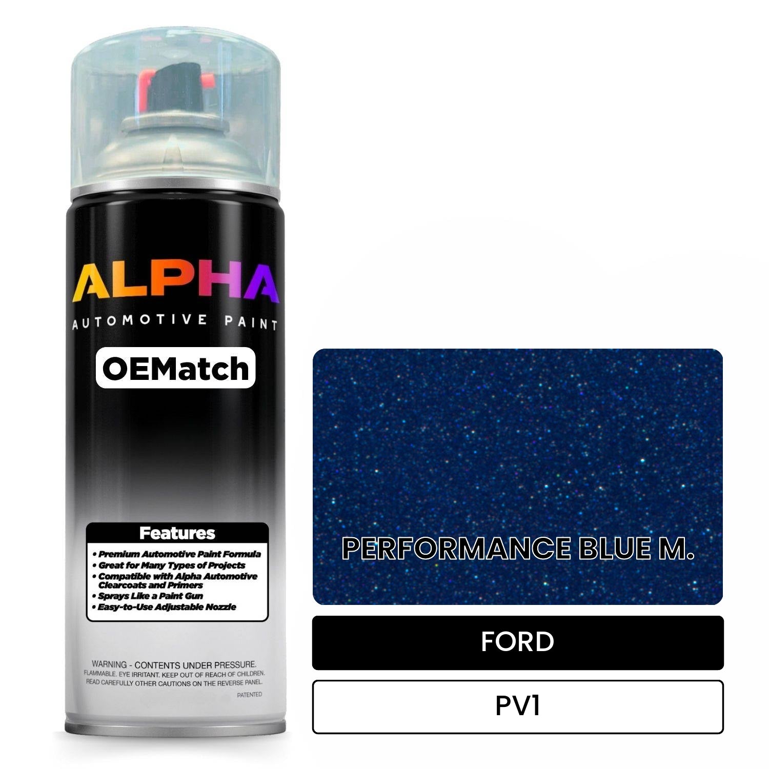 FORD PERFORMANCE BLUE M. PV1 OEMatch Spraycan