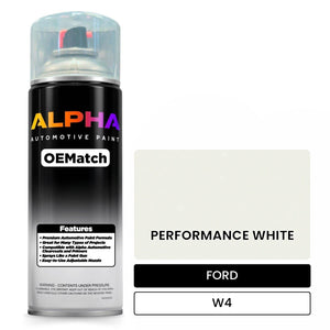FORD PERFORMANCE WHITE W4 | OEMatch Automotive Spraycan
