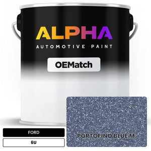 FORD PORTOFINO BLUE M. 6U | OEMatch Automotive Basecoat
