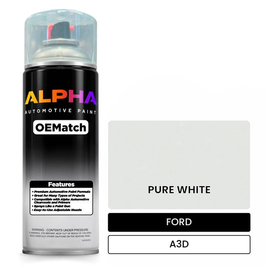 FORD PURE WHITE A3D OEMatch Spraycan
