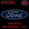Ford Rangoon Red | J / 1515 | 1961-1979 | OEM Basecoat - The Spray Source - Tamco Paint