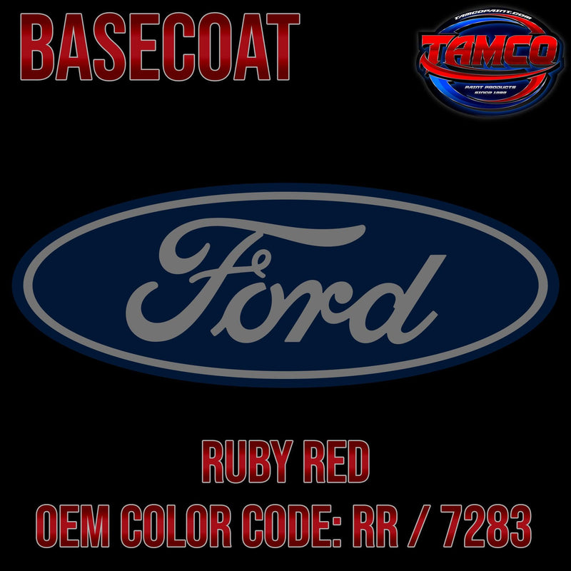 Ford Ruby Red | RR / 7283 | 2012-2021 | OEM Tri-Stage Basecoat - The Spray Source - Tamco Paint Manufacturing