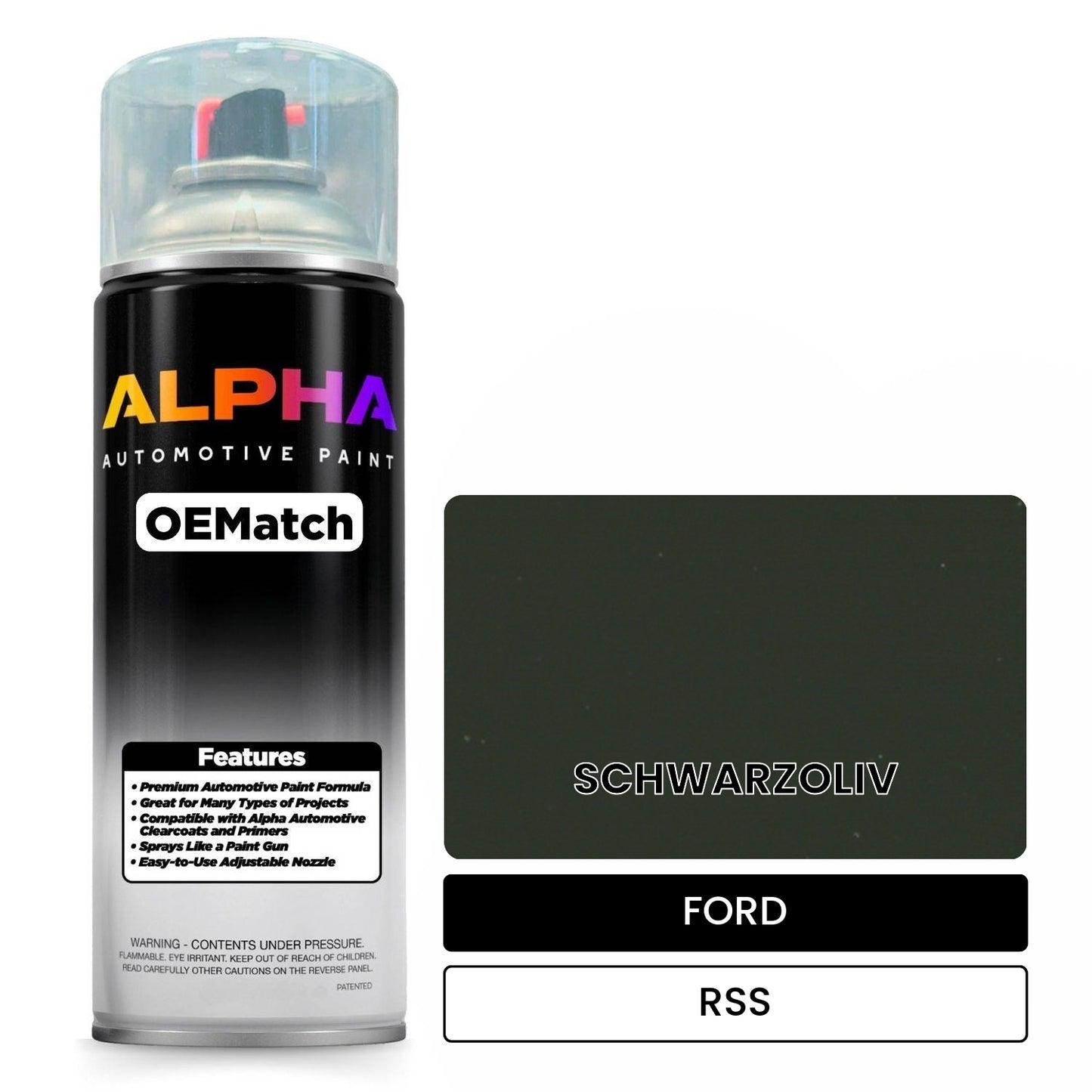 FORD SCHWARZOLIV RSS OEMatch Spraycan