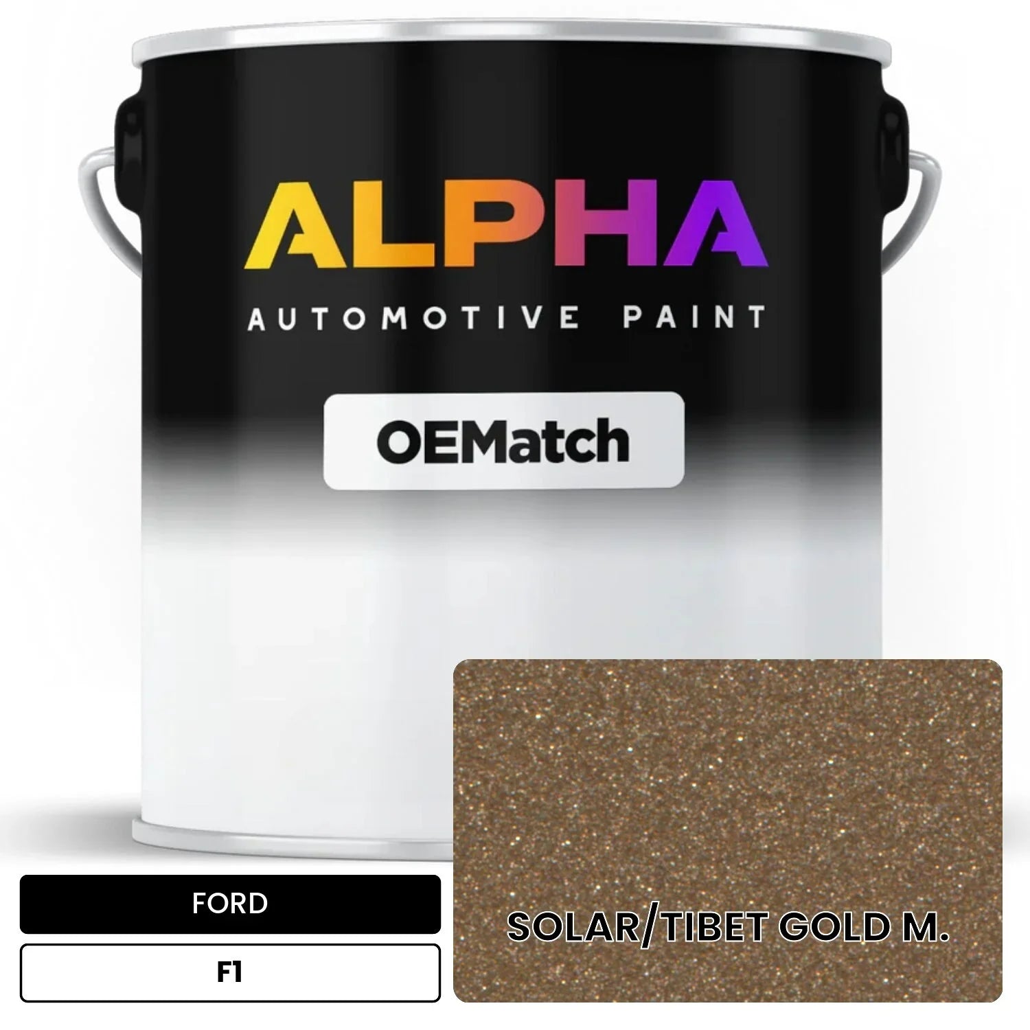 FORD SOLAR/TIBET GOLD M. F1 OEMatch Basecoat