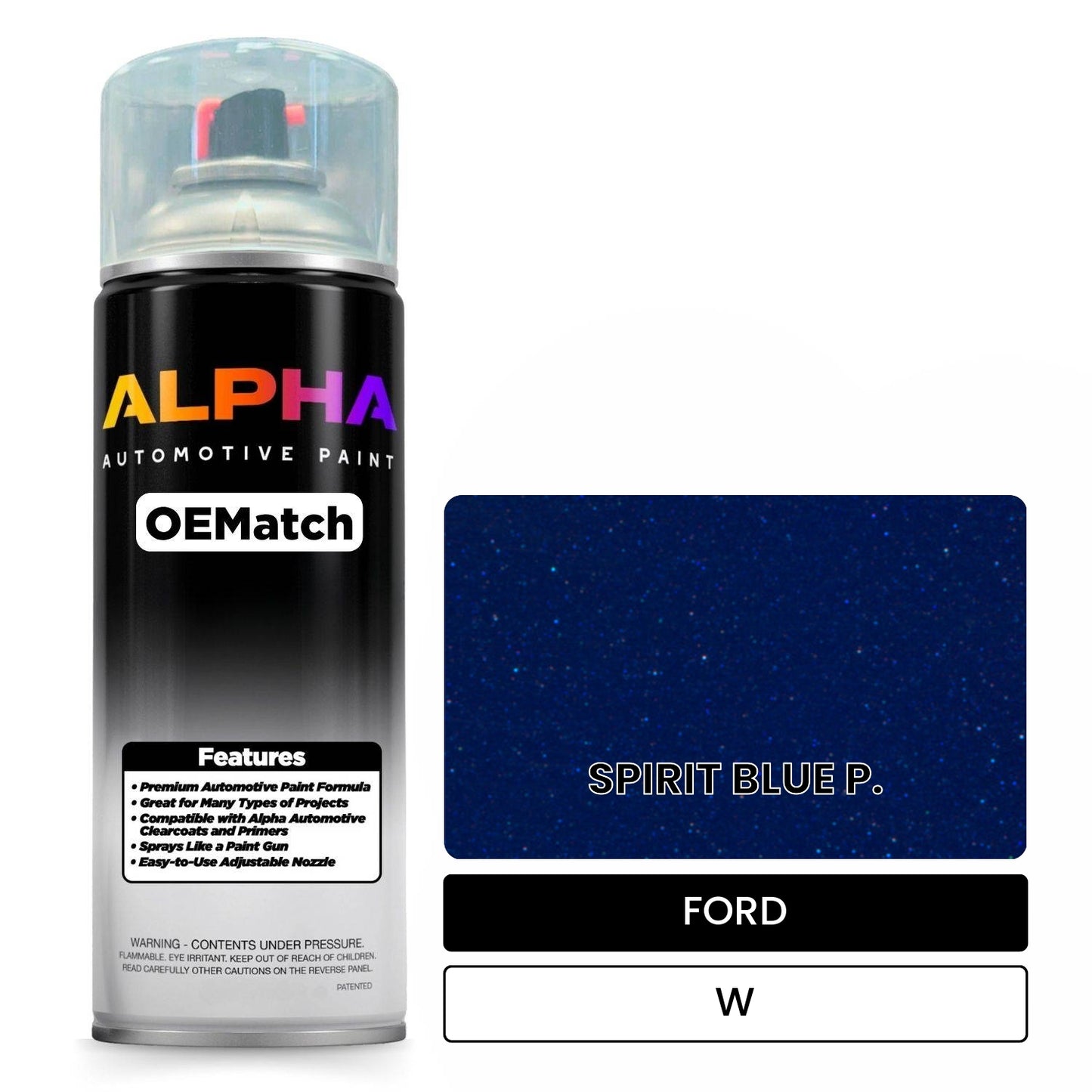 FORD SPIRIT BLUE P. W OEMatch Spraycan