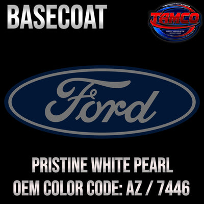 Ford Star White Pearl | AZ / 7446 | 2020-2023 | OEM Tri-Stage Basecoat - The Spray Source - Tamco Paint Manufacturing