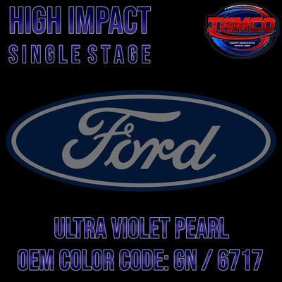 Ford Ultra Violet Pearl | GN / 6717 | 1995-1996 | OEM High Impact Single Stage - The Spray Source - Tamco Paint Manufacturing