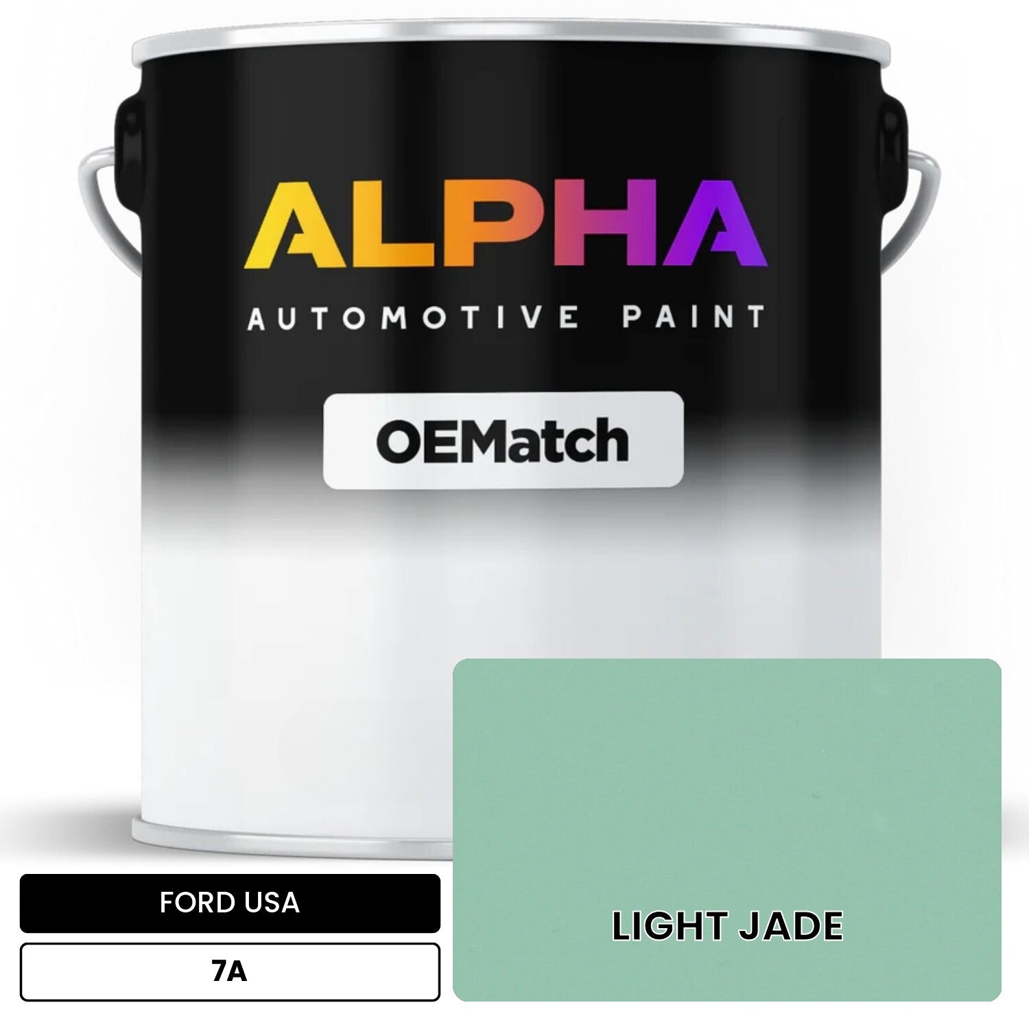 FORD USA LIGHT JADE 7A OEMatch Basecoat