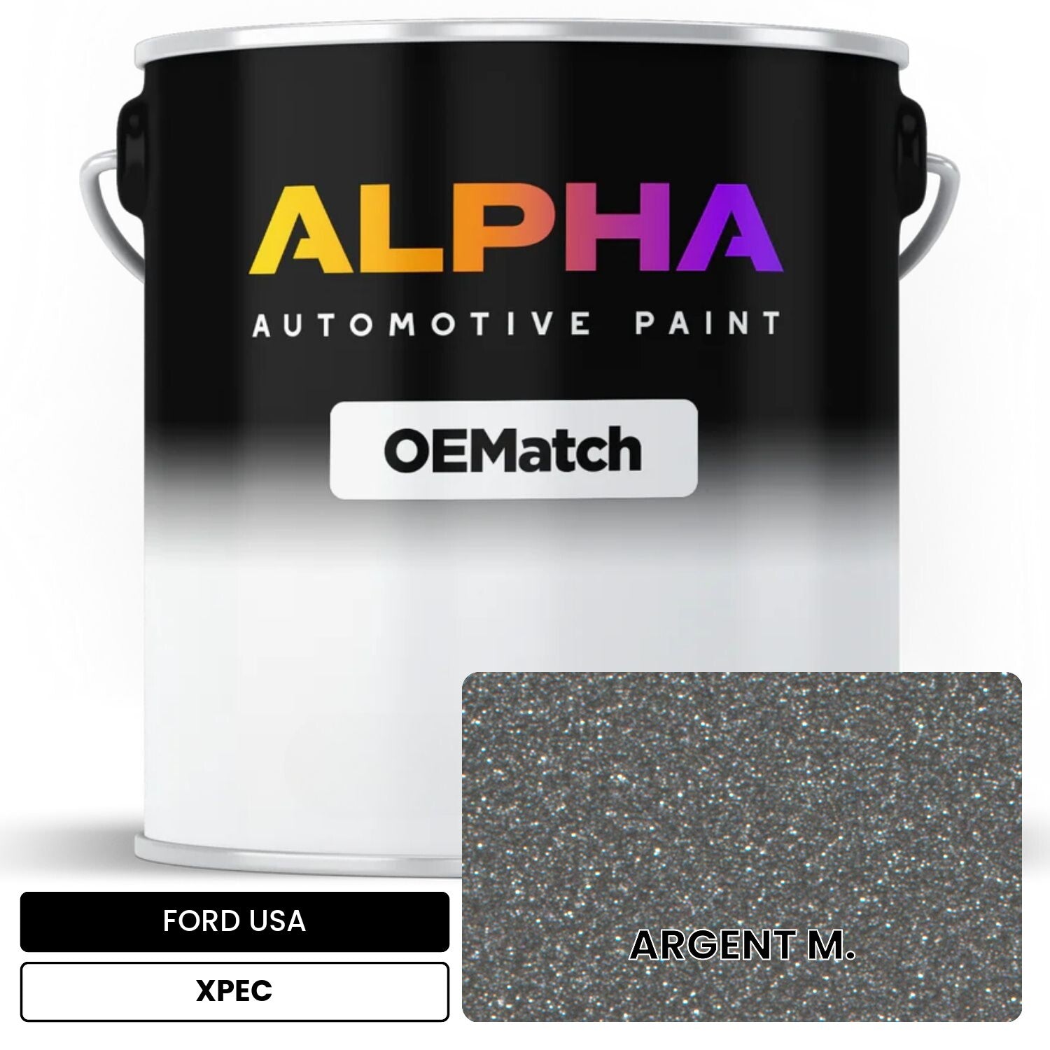FORD USA ARGENT M. XPEC OEMatch Basecoat