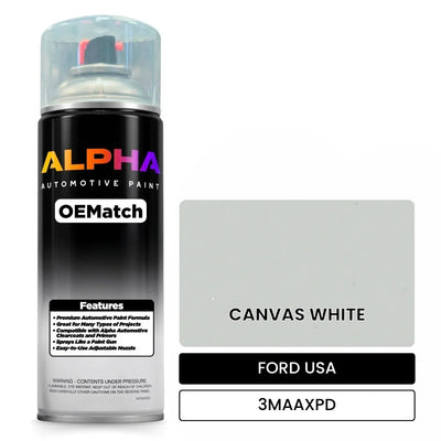 FORD USA CANVAS WHITE 3MAAXPD | OEMatch Automotive Spraycan