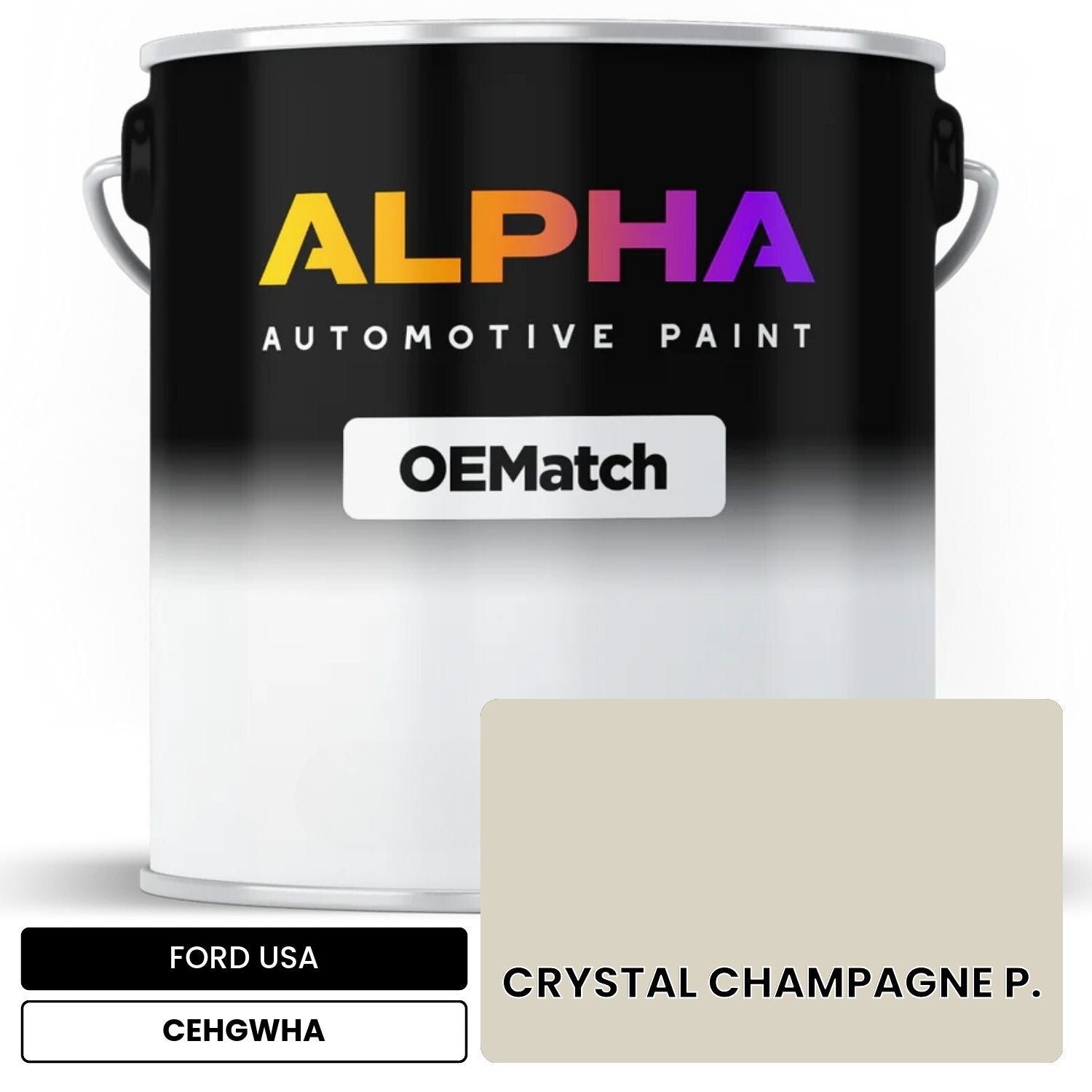 FORD USA CRYSTAL CHAMPAGNE P. CEHGWHA OEMatch Basecoat