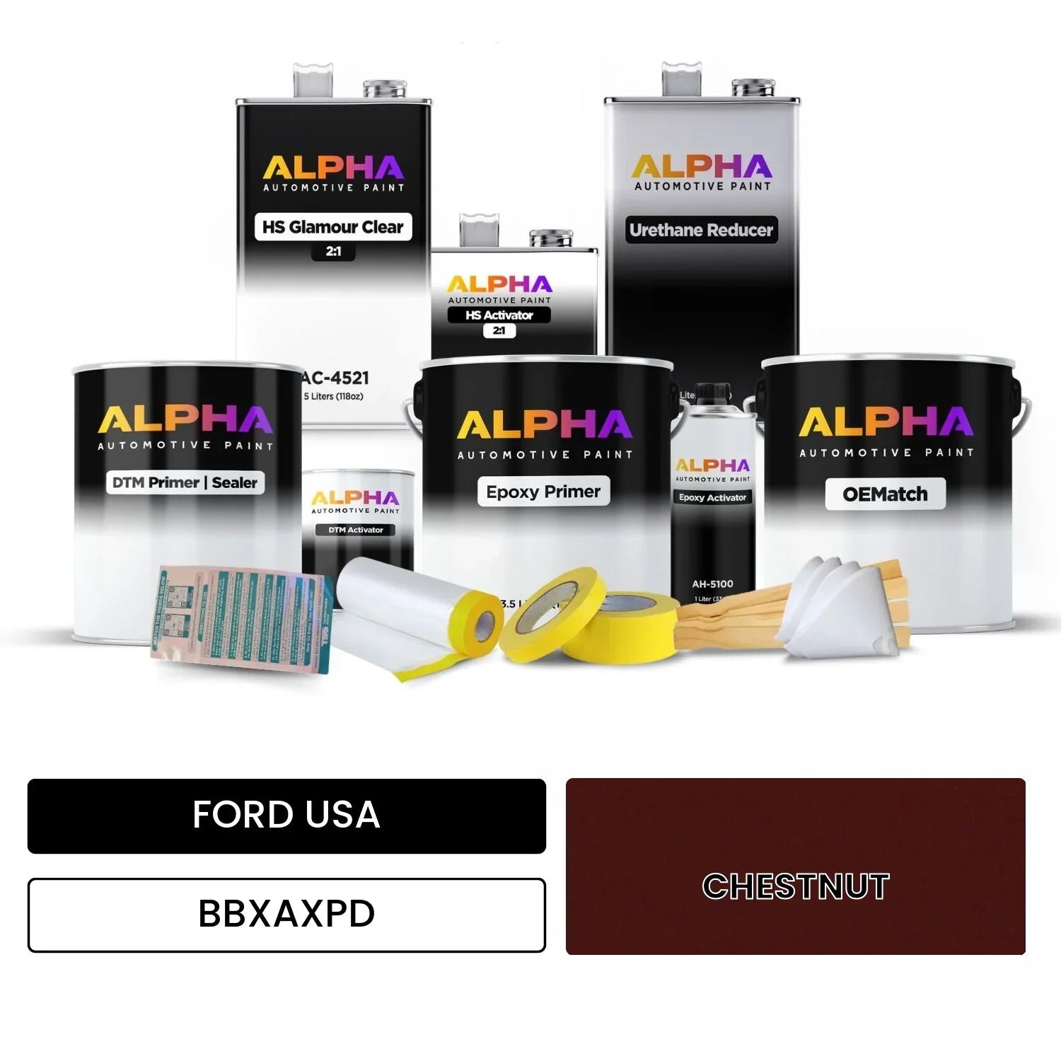 FORD USA CHESTNUT BBXAXPD OEMatch Vehicle Paint Kit