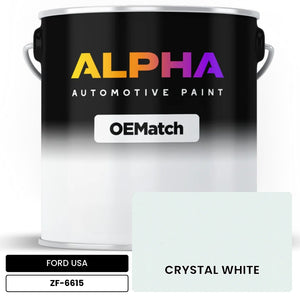 FORD USA CRYSTAL WHITE ZF-6615 | OEMatch Automotive Basecoat