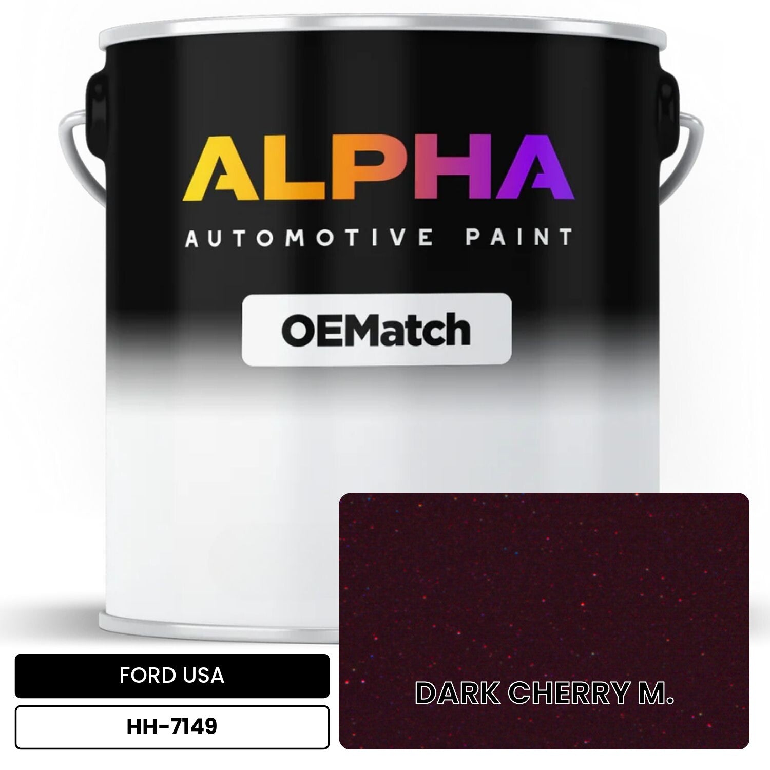 FORD USA DARK CHERRY M. HH-7149 | OEMatch Automotive Basecoat
