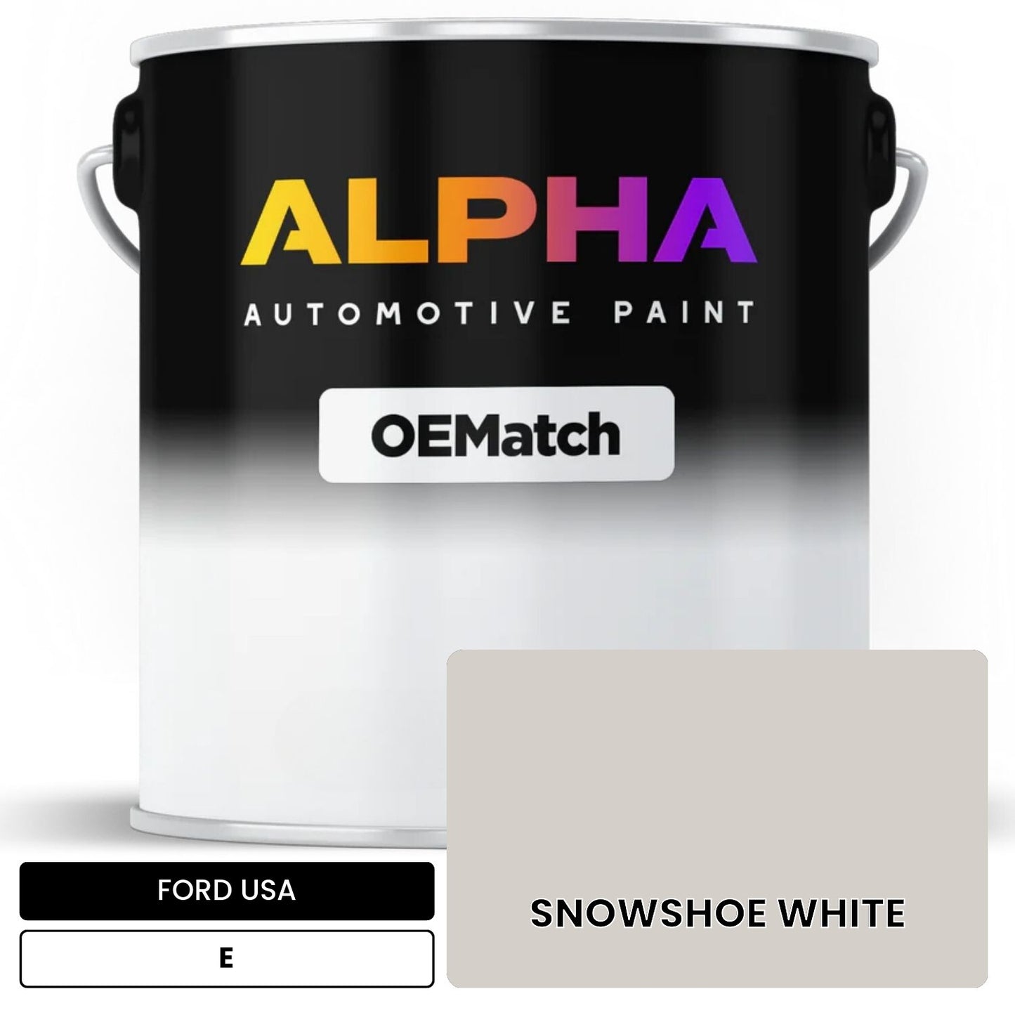 FORD USA SNOWSHOE WHITE E OEMatch Basecoat