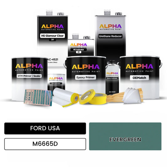 FORD USA EVERGREEN M6665D OEMatch Vehicle Paint Kit