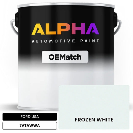 FORD USA FROZEN WHITE 7VTAWWA OEMatch Basecoat