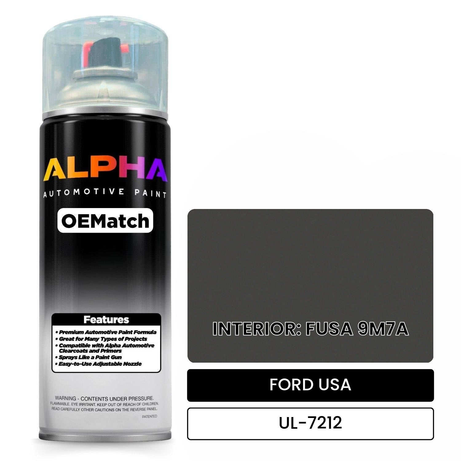 FORD USA INTERIOR: FUSA 9M7A UL-7212 OEMatch Spraycan