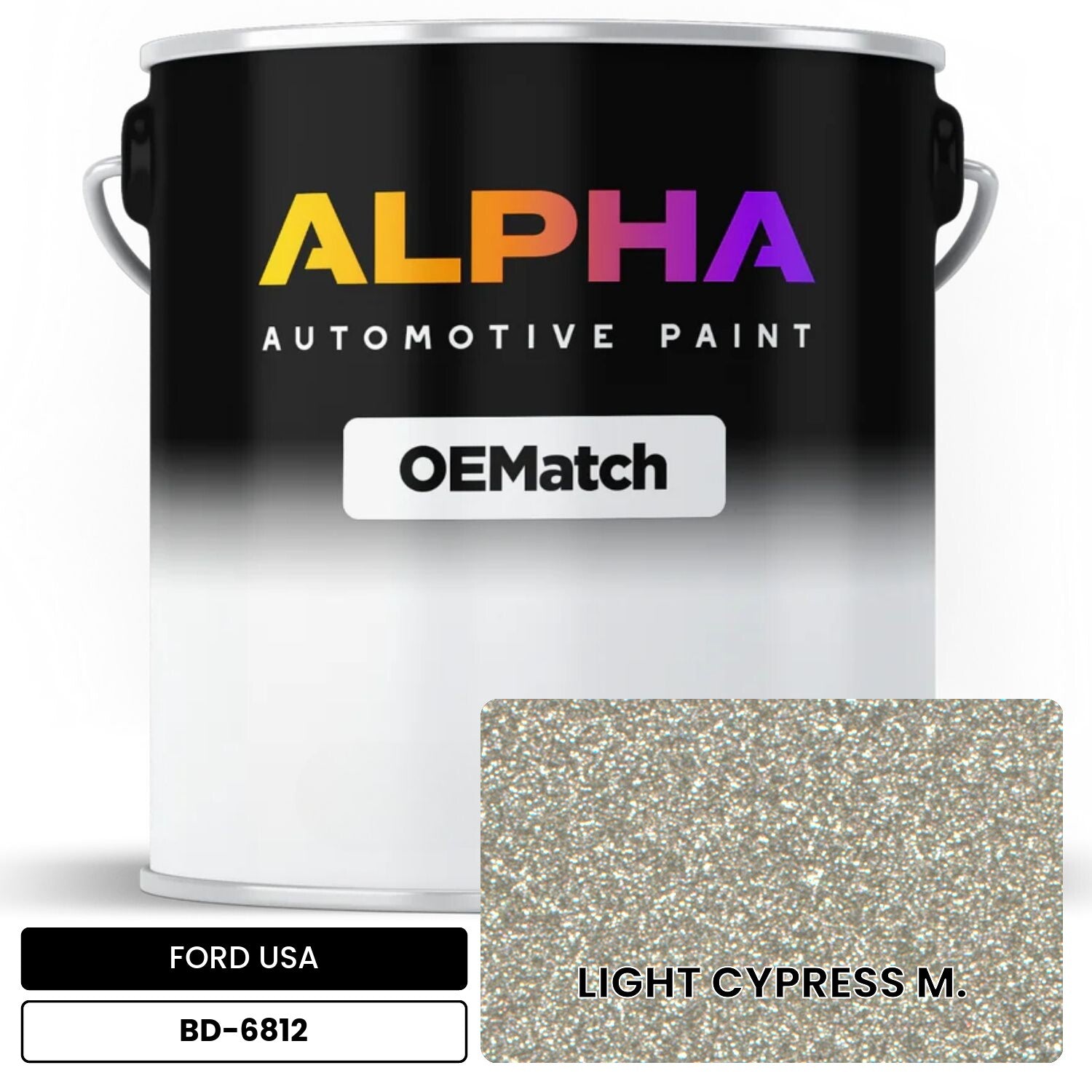 FORD USA LIGHT CYPRESS M. BD-6812 OEMatch Basecoat