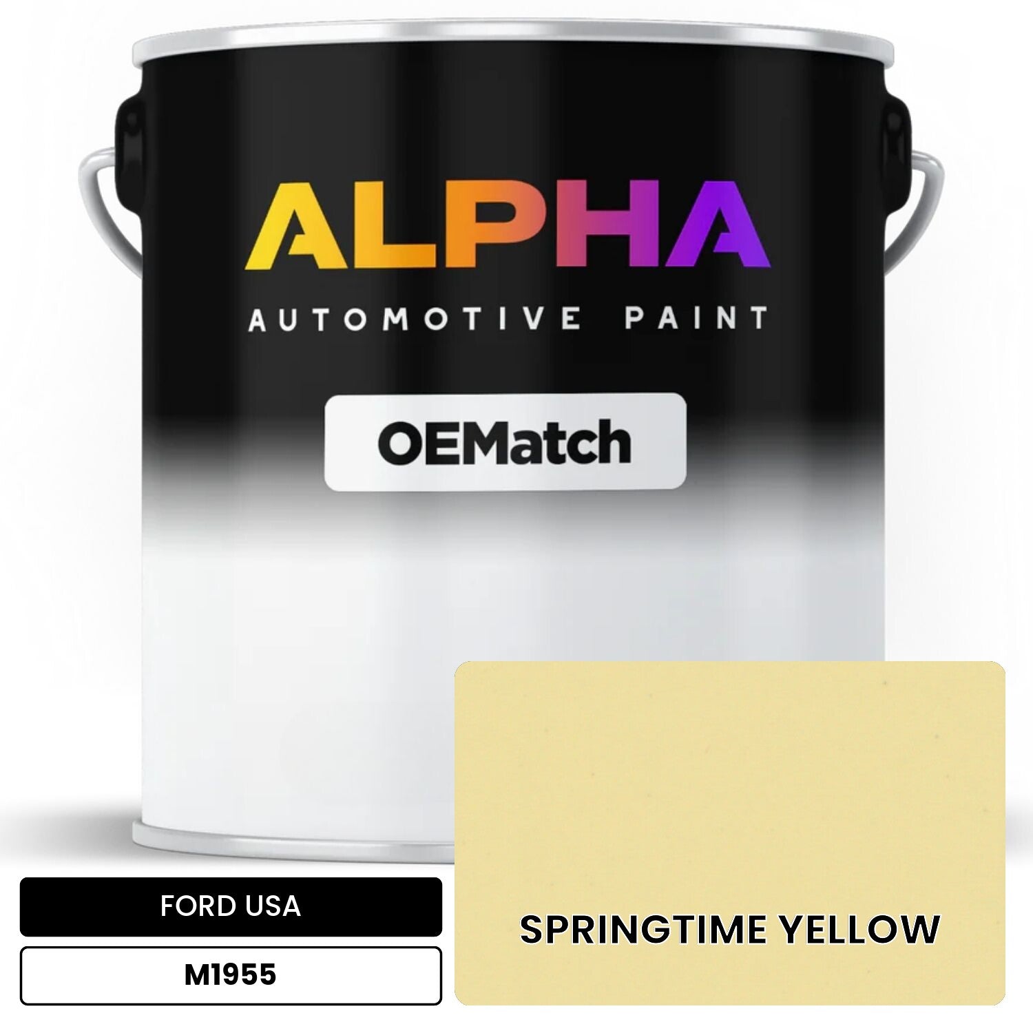 FORD USA SPRINGTIME YELLOW M1955 OEMatch Basecoat