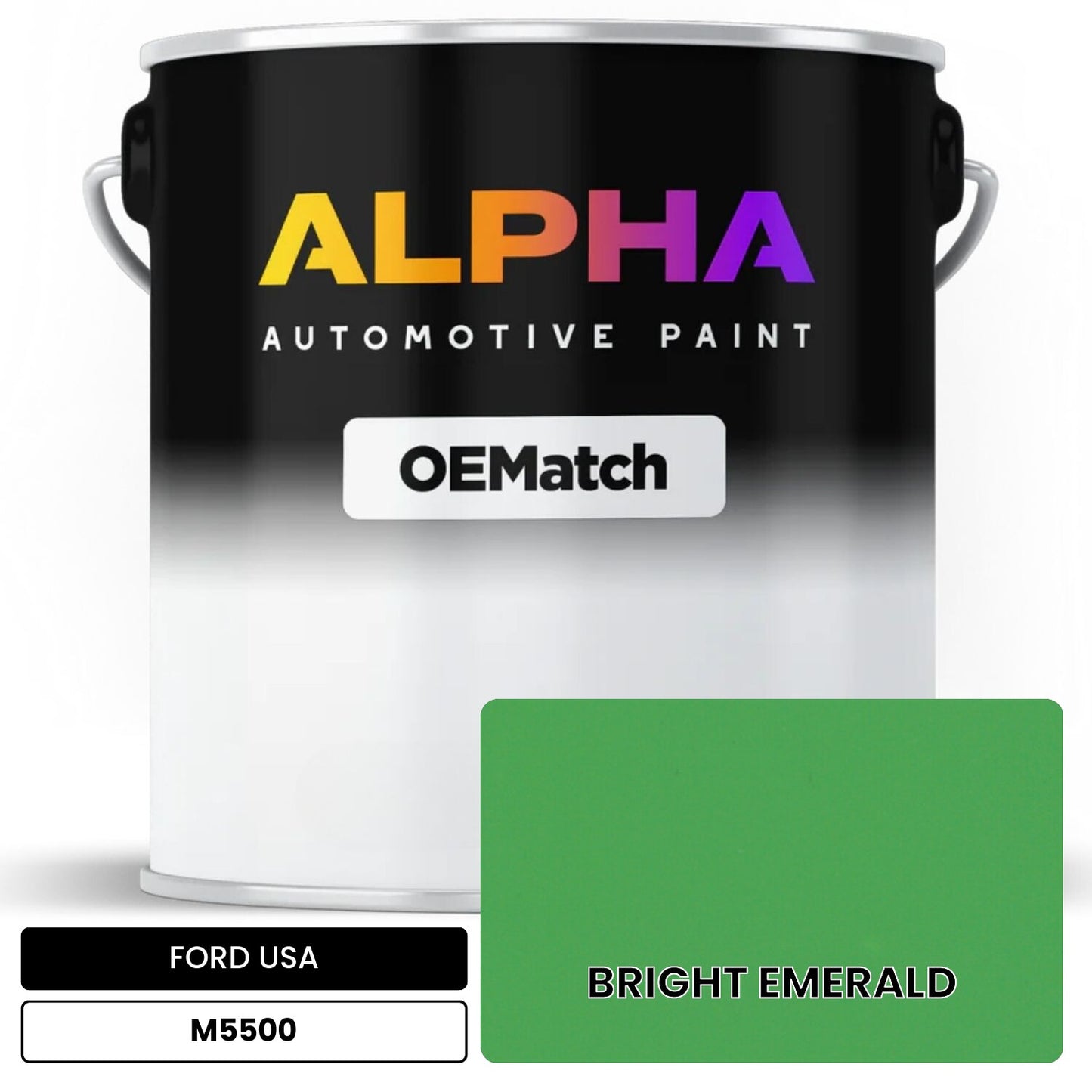 FORD USA BRIGHT EMERALD M5500 OEMatch Basecoat