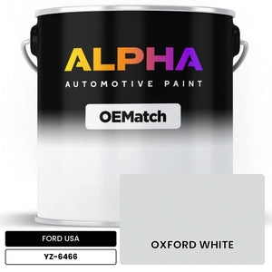 FORD USA OXFORD WHITE YZ-6466 | OEMatch Automotive Basecoat