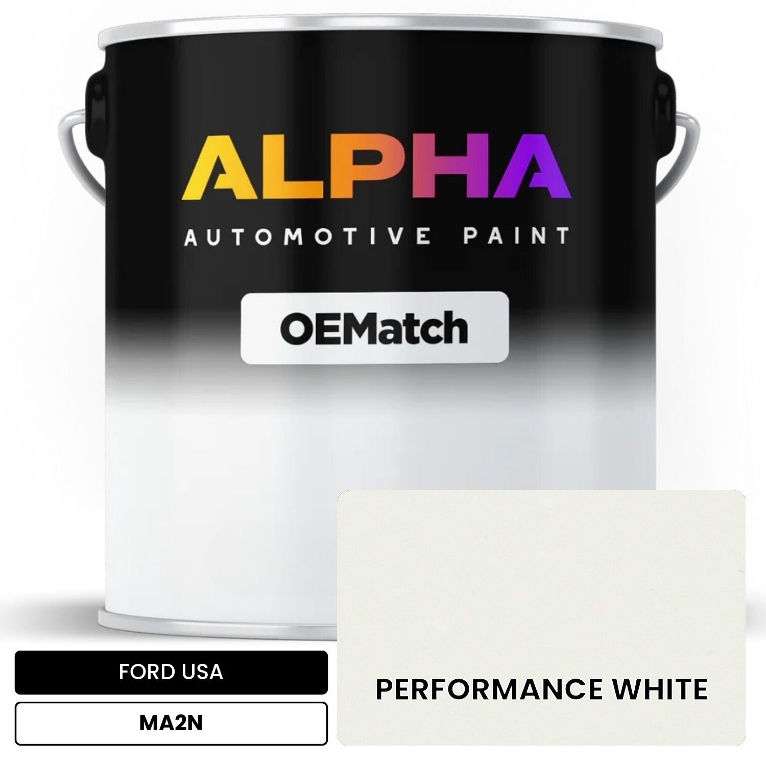 FORD USA PERFORMANCE WHITE MA2N OEMatch Basecoat