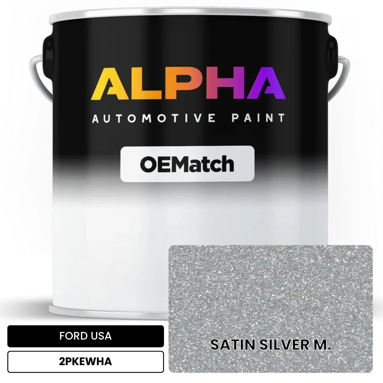 FORD USA SATIN SILVER M. 2PKEWHA OEMatch Basecoat