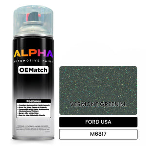 FORD USA VERMONT GREEN M. M6817 | OEMatch Automotive Spraycan
