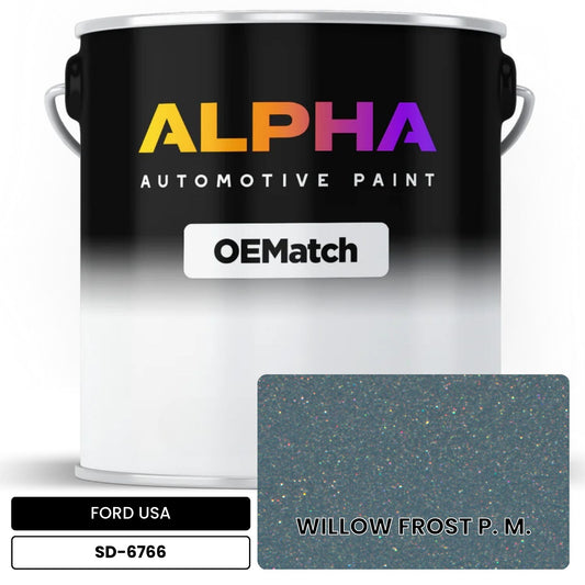 FORD USA WILLOW FROST P. M. SD-6766 OEMatch Basecoat