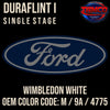 Ford Wimbledon White | M / 9A / 4775 | 1966-1990 | OEM DuraFlint Series Single Stage - The Spray Source - Tamco Paint