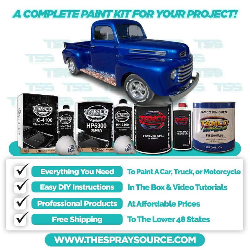 Freedom Blue Extra Large Car Kit (Grey Ground Coat) - The Spray Source - Tamco Paint