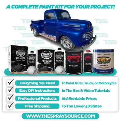 Freedom Blue Small Car Kit (Grey Ground Coat) - The Spray Source - Tamco Paint