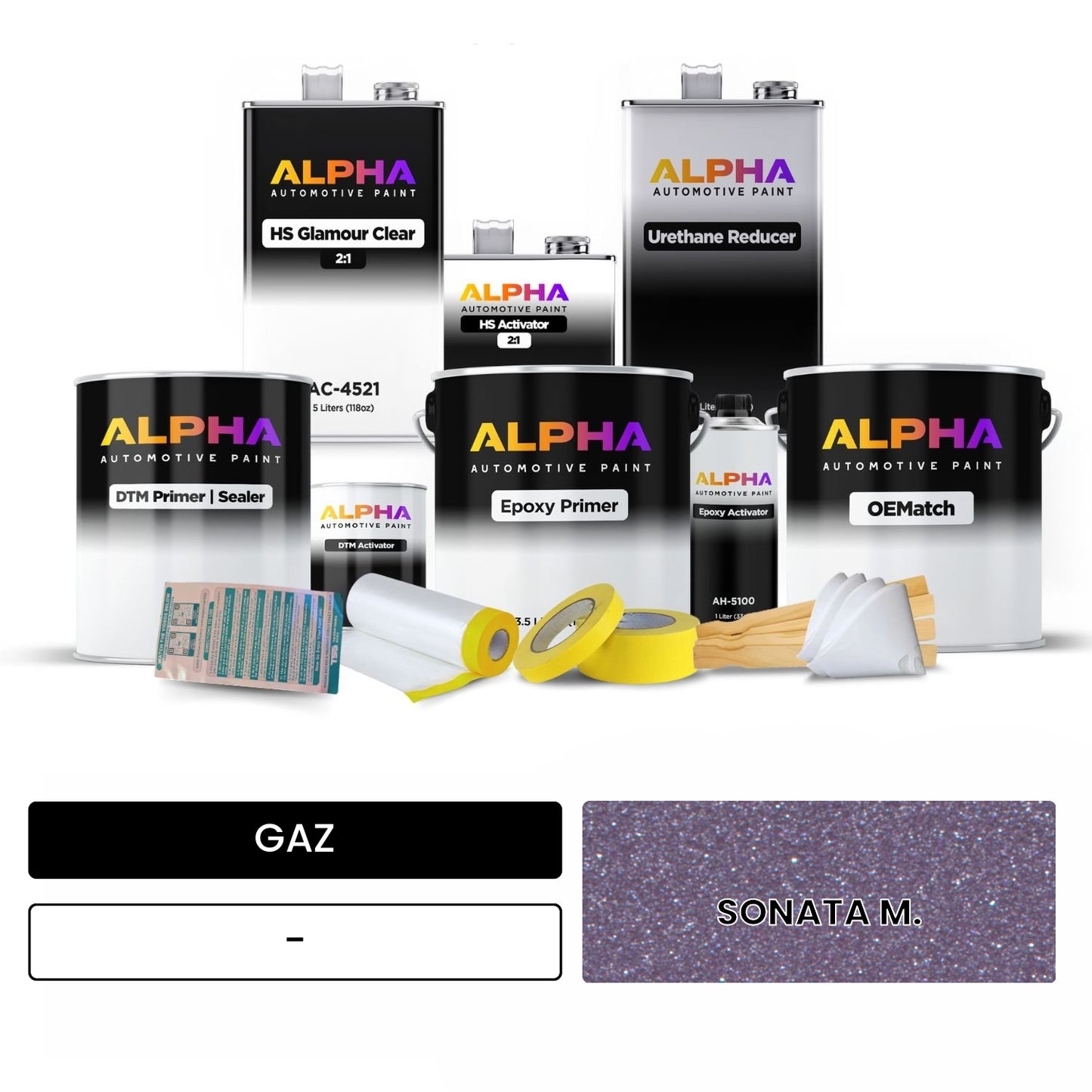 GAZ SONATA M. - OEMatch Vehicle Paint Kit