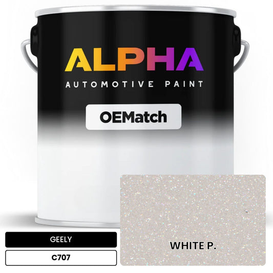 GEELY WHITE P. C707 OEMatch Basecoat