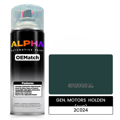 GEN. MOTORS  HOLDEN (AUS) SPRUCE M. 2C024 | OEMatch Automotive Spraycan