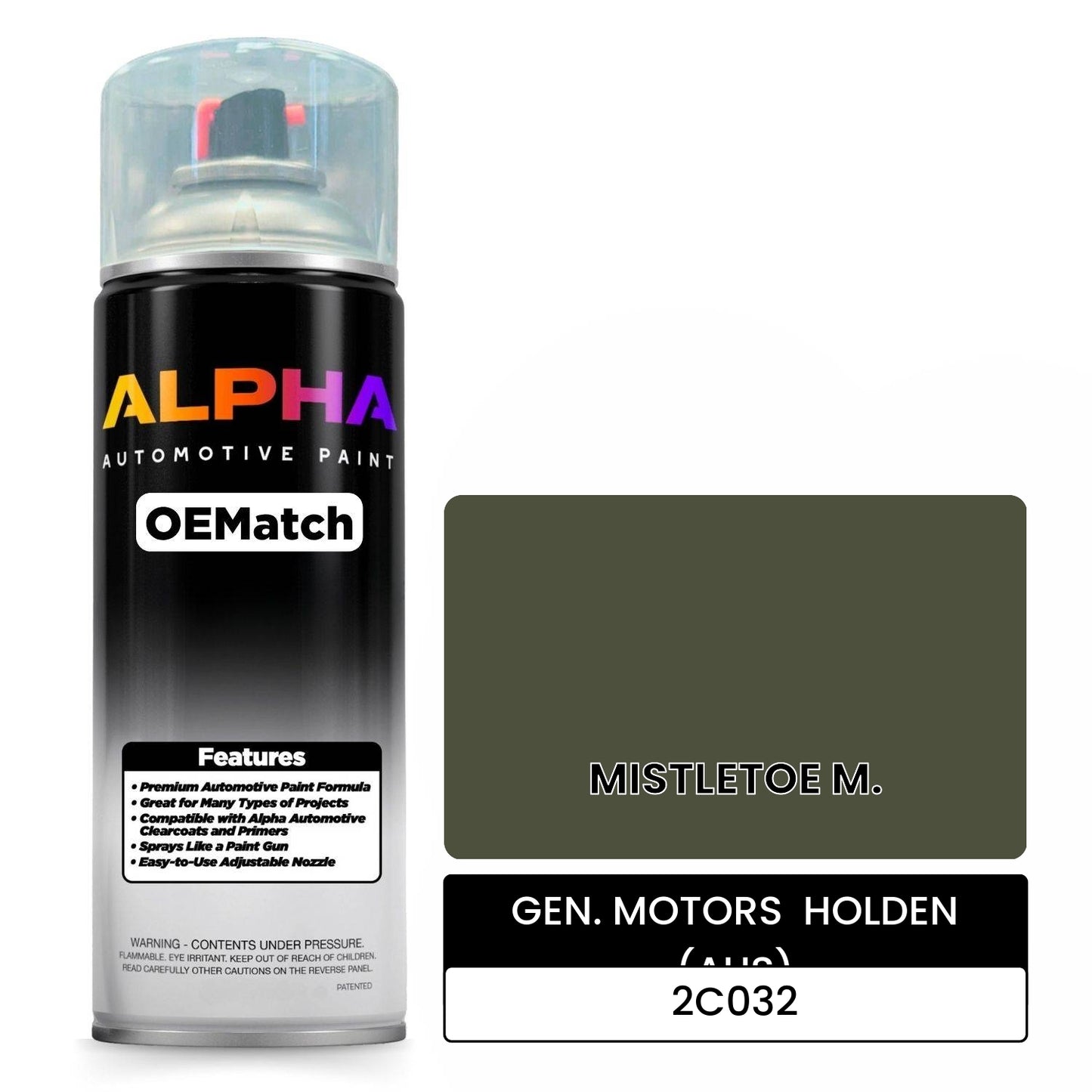 GEN. MOTORS  HOLDEN (AUS) MISTLETOE M. 2C032 OEMatch Spraycan
